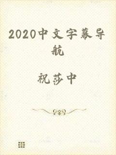 2020中文字幕导航