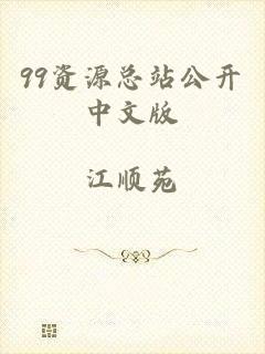 99资源总站公开中文版