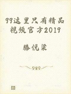 99这里只有精品视频官方2019