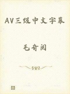 AV三级中文字幕