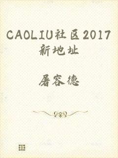 CAOLIU社区2017新地址