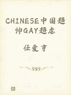 CHINESE中国超帅GAY超虐