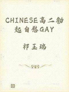 CHINESE高二勃起自慰GAY