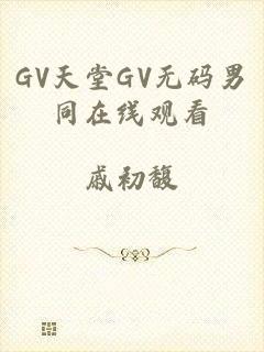 GV天堂GV无码男同在线观看