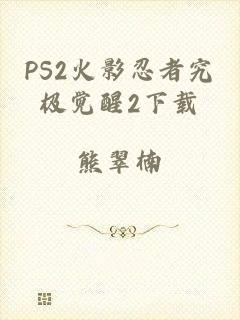 PS2火影忍者究极觉醒2下载