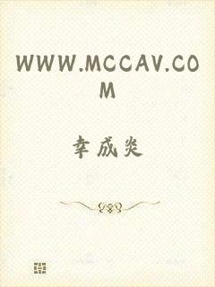 WWW.MCCAV.COM