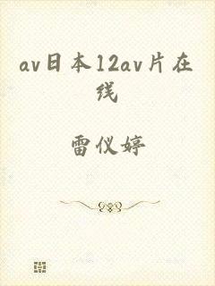 av日本12av片在线