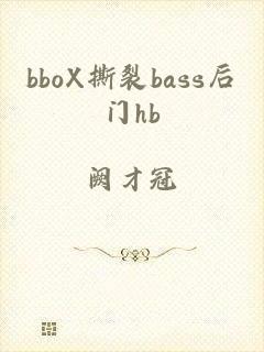 bboX撕裂bass后门hb