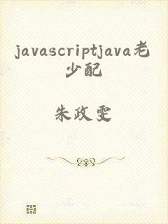 javascriptjava老少配