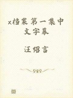x档案第一集中文字幕