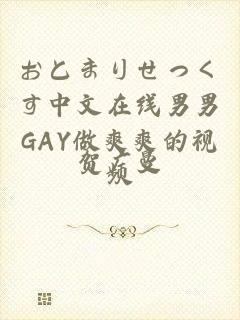 おとまりせっくす中文在线男男GAY做爽爽的视频