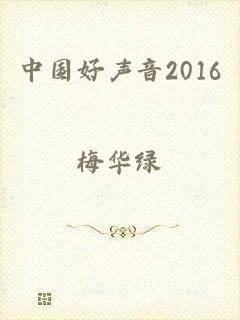 中国好声音2016