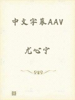 中文字幕AAV