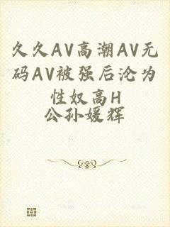 久久AV高潮AV无码AV被强后沦为性奴高H