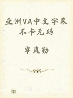 亚洲VA中文字幕不卡无码