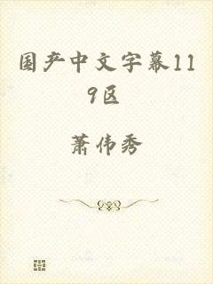 国产中文字幕119区