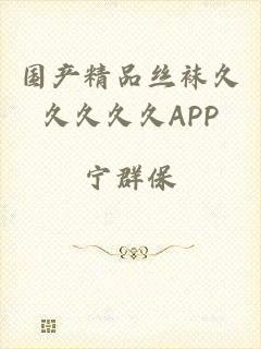 国产精品丝袜久久久久久APP