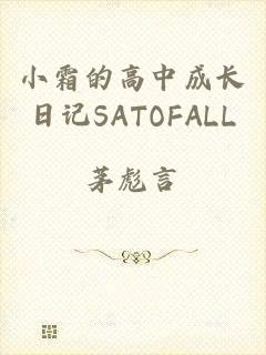 小霜的高中成长日记SATOFALL