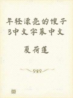 年轻漂亮的馊子3中文字幕中文