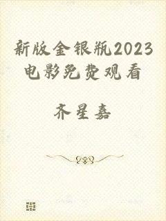 新版金银瓶2023电影免费观看