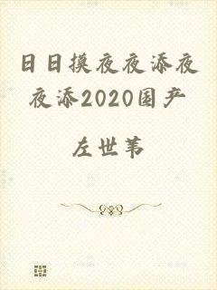 日日摸夜夜添夜夜添2020国产