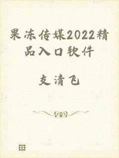 果冻传媒2022精品入口软件