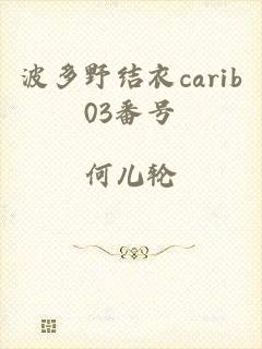 波多野结衣carib03番号