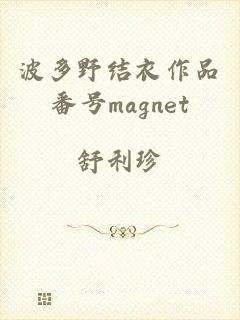 波多野结衣作品番号magnet