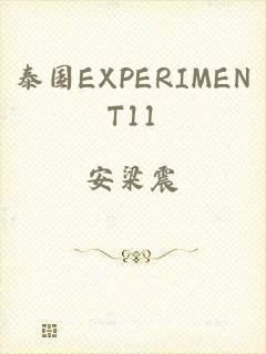 泰国EXPERIMENT11