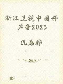 浙江卫视中国好声音2023