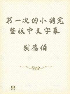 第一次的小鹤完整版中文字幕