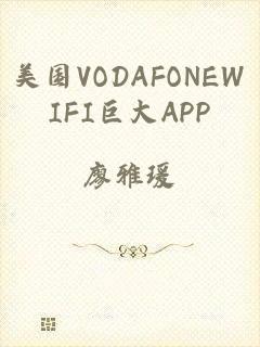 美国VODAFONEWIFI巨大APP