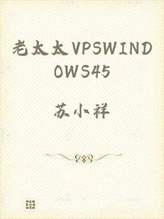 老太太VPSWINDOWS45