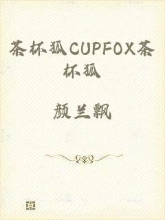 茶杯狐CUPFOX茶杯狐