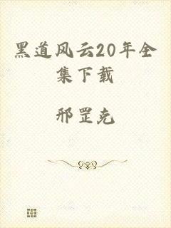 黑道风云20年全集下载